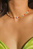 Vacation Daisy Necklace-Outfit