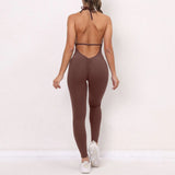 Zingj One-Piece Quick-Dry Tight Yoga Pants Breathable Women's Wrinkled Peach And Butt Gym Pants-Outfit