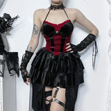 Autumn New Spice Girl Vest Fashion Colour Temperament, Slim Waist Girdle, Neck Girdle And