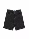 Year's Popular Style Men's Shorts Y2K Pants Original Gothic Hip-Hop Cartoon Pattern Embroidered Loose Denim
