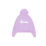 High Street Tide Card Letter Printed Sweaters Set For Men And Women Hip Hop Street Loose Hooded