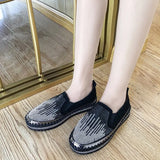Flat-Soled Casual Shoes 2023 Spring New Round Head Set Foot Breathable Single Shoes Ins Fashion Korean Version Comfortable Board