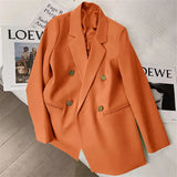 Zingj Spring And Autumn Outfit Fried Street Loose Leisure Versatile Autumn Suit Jacket Female Korean Black Suit
