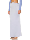 Low Waist Bandage Skinny Maxi Skirts Sexy Party Prom Grunge Clothes 2022 Summer Harajuku Y2K Lolita Bottoms