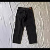 Empyre Denim Skateboard Pure Black Big Boy Jeans Embroidered Wear-Resistant Straight Tube Loose