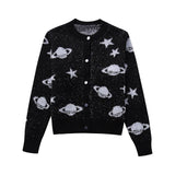 New Metal Thread Short Knitted Coat