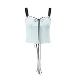 Zingj Fashion Hot Girl Wrapped Chest Pure Desire Sling Summer Hot Style Ins Sexy Back Versatile Top