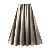 New Spring And Autumn New A-Dress Skirt Mid-Dress Mid-Dress Mid-Dress Mid-Senior Skirt