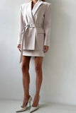 Women's Fashion Casual Suit Temperament Elegant Women's Blazer Trousers Three