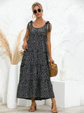 Print Straps Dresses For Women Clothes Fashion Plus Size Sexy Elegant Ladies Boho Beach Casual Sleeveless Long