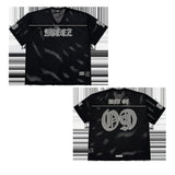 Web English AEEEZ Jersey Digital V-Neck T-Shirt Fashion Street Men And Women Leisure Sports Short