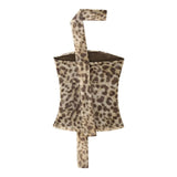 Summer New Breast-Wear Women's Fashion Animal Print Leopard Pattern Net Skirt