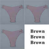 Hot Ice Silk Women Panties Invisible Ultra Thin Seamless Underwear Briefs Underpants Sexy Lingerie Solid Panties