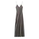 New Silk Satin Texture Lingerie Sexy Dress