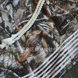 Sales Of 2024 New Summer Branch Camouflage Watercolor Tree Stripes Elastic Waist Straight Wide Leg