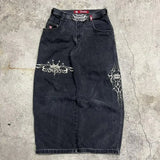 Y2K Polar Boy Jeans Hip-Hop Cartoon Pattern Loose Harajuku High Waist Wide