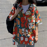 Chiffon Blouse for Women Women's Summer Tops 2024 Boho Clothing Korean Style Beach Shirt Elegant Social Women's
