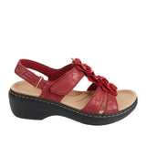 Zingj Summer Sandals New Hollowed-Out Slope Heel Fish Mouth Flowers Leisure And Comfortable Sandals Women's Size