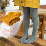 to 6 Years Girl Pantyhose Autumn Winter Children's Baby Tights Cotton Knitted White Black Pants For Kids leggings