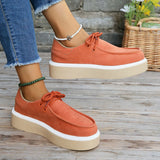 Zingj Women's Shoes 2023 Autumn New Short Boots Muffin Thick Soles High-Soled Bare Boots Leisure Retro Deep-Mouth Lace-Up Single