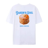Pancake Printed Graphic Tee- Outfit