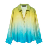 New Tie-Dye Printed Shirt 8339211 Casual Pants