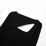 New Asymmetrical Slimming Dress With Open Design
