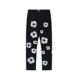 High Street Tide Card Letter Printed Loose Jeans Jacket Men's And Women's Same High Street