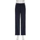 Vintage Striped Piping Sweatpants-Outfit