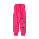 Printed High Street Couple Loose Hooded Sweater Leisure Trousers Sports