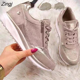 Women's Wedges Sneakers Vulcanize Shoes Sequins Shake Shoes Fashion Girls Sport Shoes Woman Sneakers Shoes Woman
