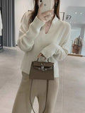 spring and autumn women's cashmere sweater Pullover fashion Pullover women's Knitted Top sweater