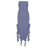 2025 Fashion Trend Women's New One-Word Shoulder Bra Bag Hips Irregular