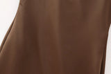 New Spring Silk Satin Lingerie Style Slim Sling Dress