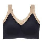 Bra For Women Seamless Latex Bra Push Up Bralette With Gathers Pad Brassiere Bra Wireless Female Intimate Comfortable