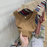 Threaded Sling Sports Vest Women Wear A Suit With A Bottom To Prevent Smooth And Sleeveless Jacket In