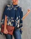 Round Neck Loose Batwing Sleeve