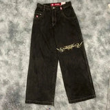 Street Clothing Jeans Y2K Pants Hip-Hop Embroidered Jeans Loose Jeans