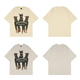 Doberman Dogs Street T-shirt-Outfit