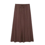 New Textured Vest 8338772 Long Skirt