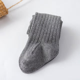 to 6 Years Girl Pantyhose Autumn Winter Children's Baby Tights Cotton Knitted White Black Pants For Kids leggings