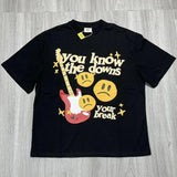 Summer New Direct Selling Harajuku Print Cartoon T-Shirt Leisure Men's Gothic