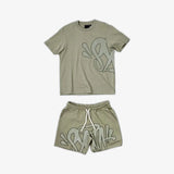 Hip Hop Men's And Women's Alphabet Printed Loose Short-Sleeved Blouse Men's Summer Trend Card Leisure