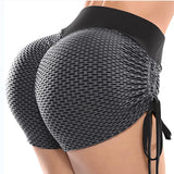 Yoga Shorts Cross Rope Peach Hip Hot Pants Sexy Fitness Running Shorts