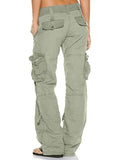 Low Waist Baggy Parachute Cargo Pants-Outfit