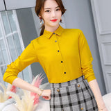 Daifei 2023 Spring / Summer New Korean Version Of Slimming, Large Size, Bottom Fashion Shirt, Long-Sleeved