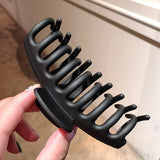 Korean Solid Big Hair Claws Elegant Frosted Acrylic Hair Clips Hairpins Barrette Headwear for Women Girls Hair