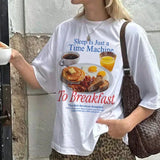 Breakfast Graphic Tee- Outfit