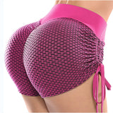 Yoga Shorts Cross Rope Peach Hip Hot Pants Sexy Fitness Running Shorts