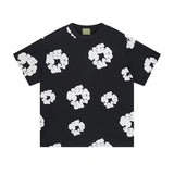 High Street Tide Card Letter Printed Loose Jeans Jacket Men's And Women's Same High Street